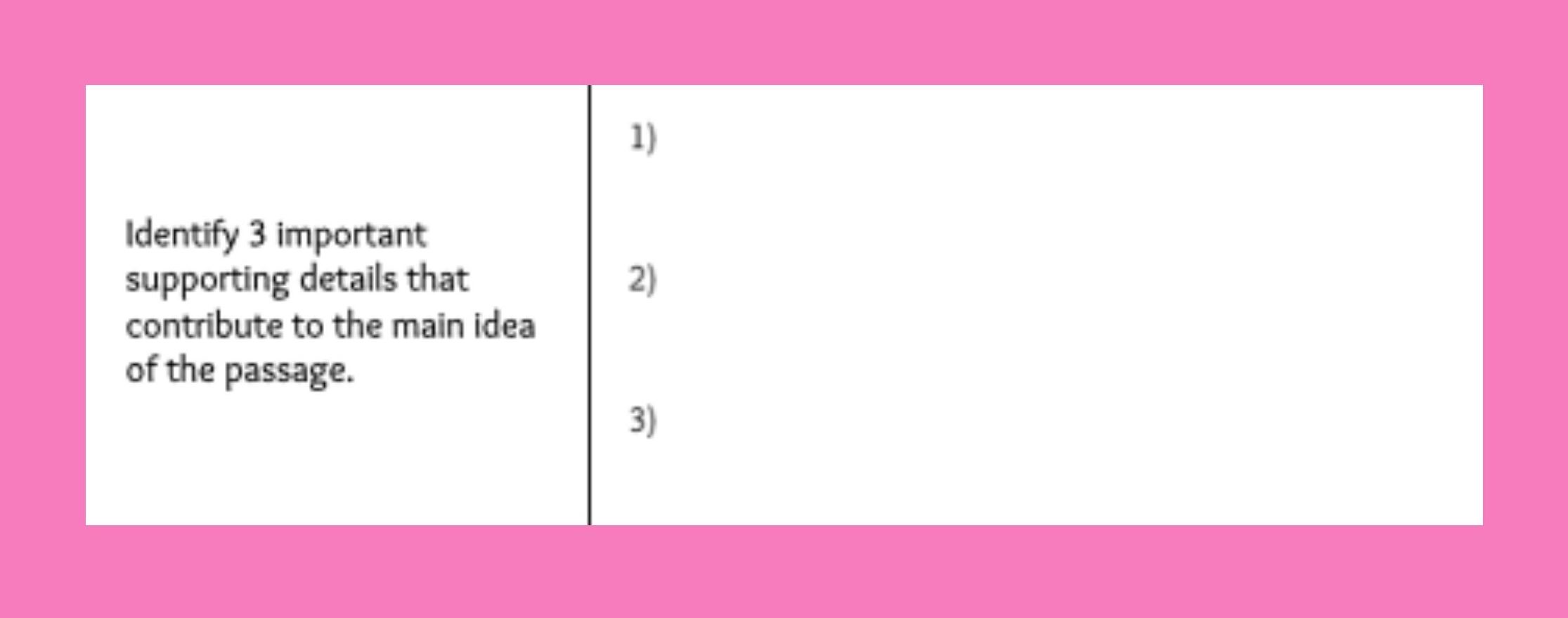 summarizing graphic organizer example